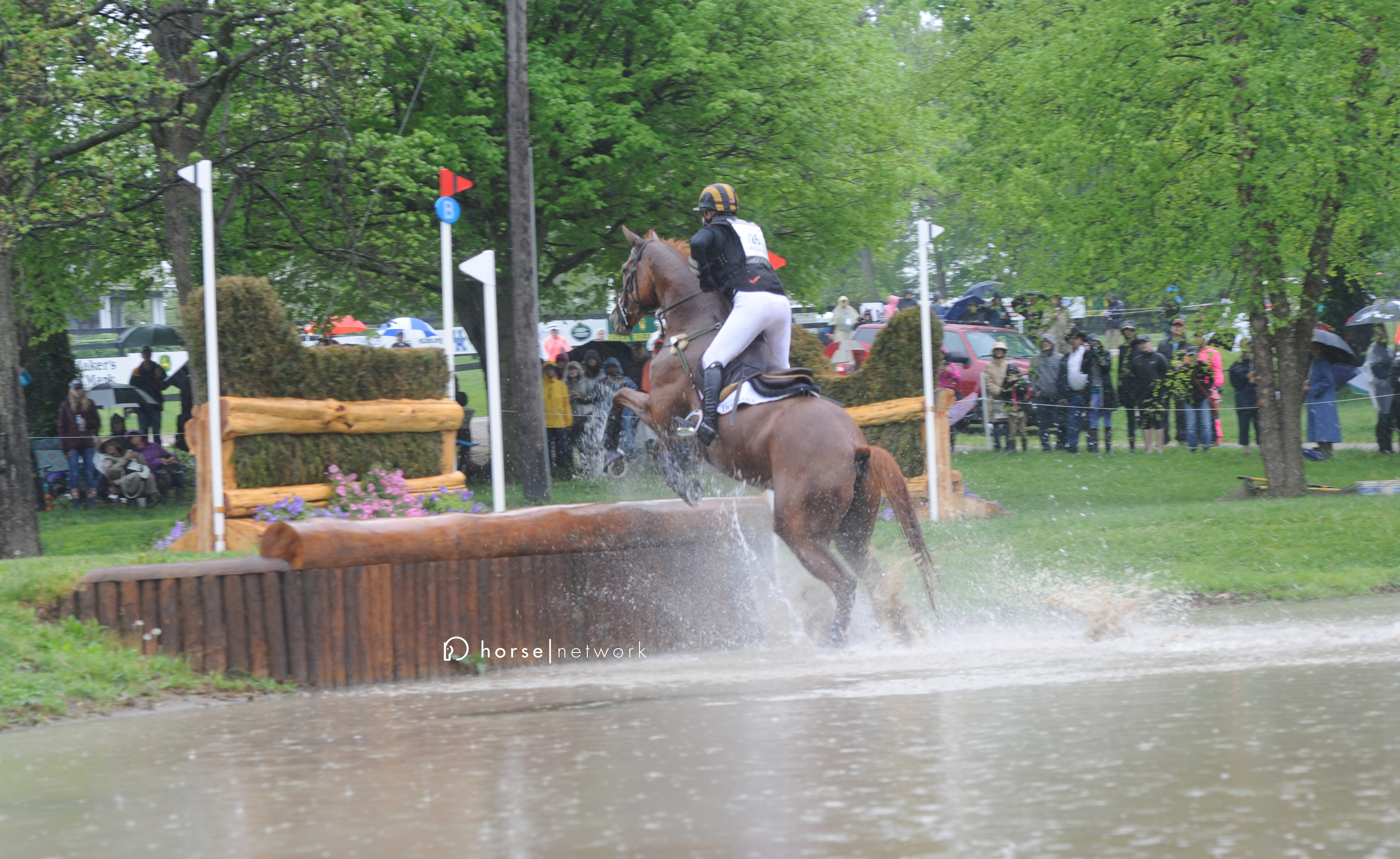 Katie Ruppel and her OTTB Houdini made it to the finish.